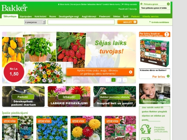 Bakker Holland OU, klientu apkalpošanas serviss, 